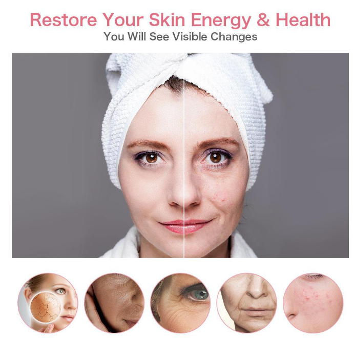 Vibration340 Facial Beauty Ion Device Packaging
